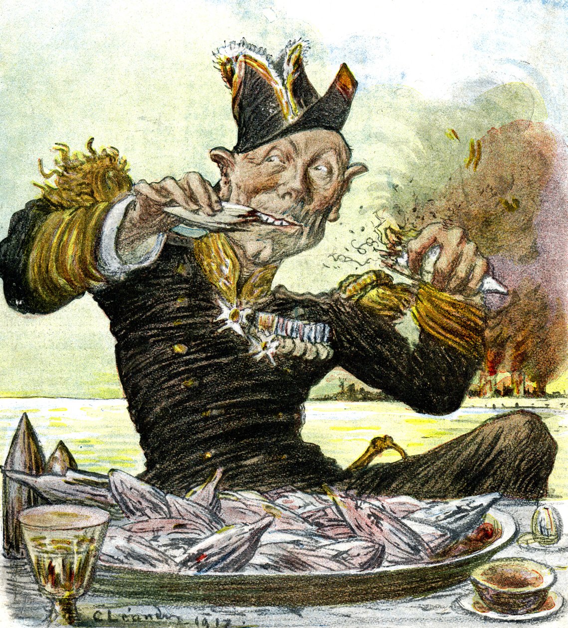 John Jellicoe von Charles Leandre