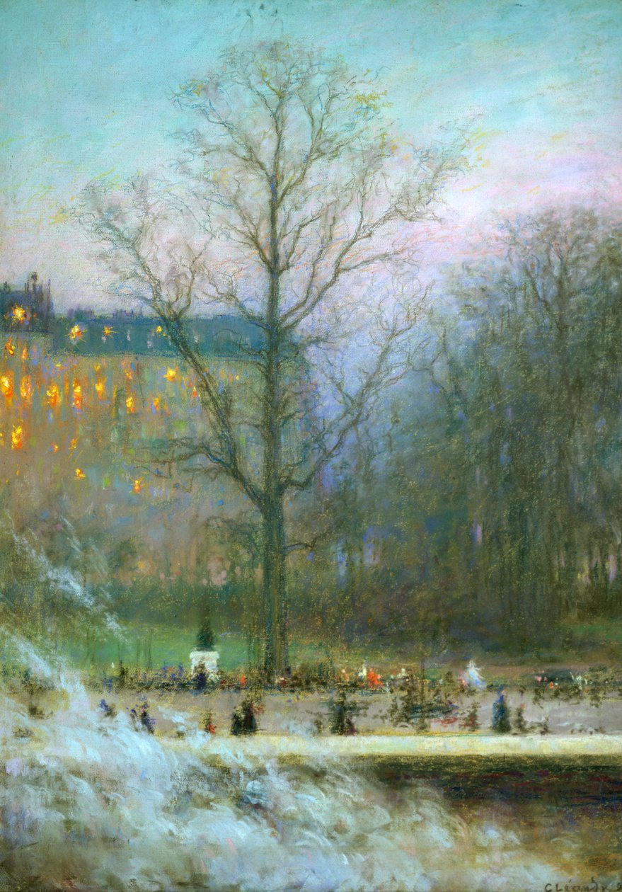 Jardins de Paris, 1920 von Charles Lucien Leandre
