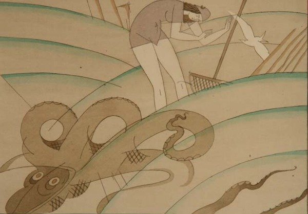 Der Oktopus, ca. 1920 von Charles Martin