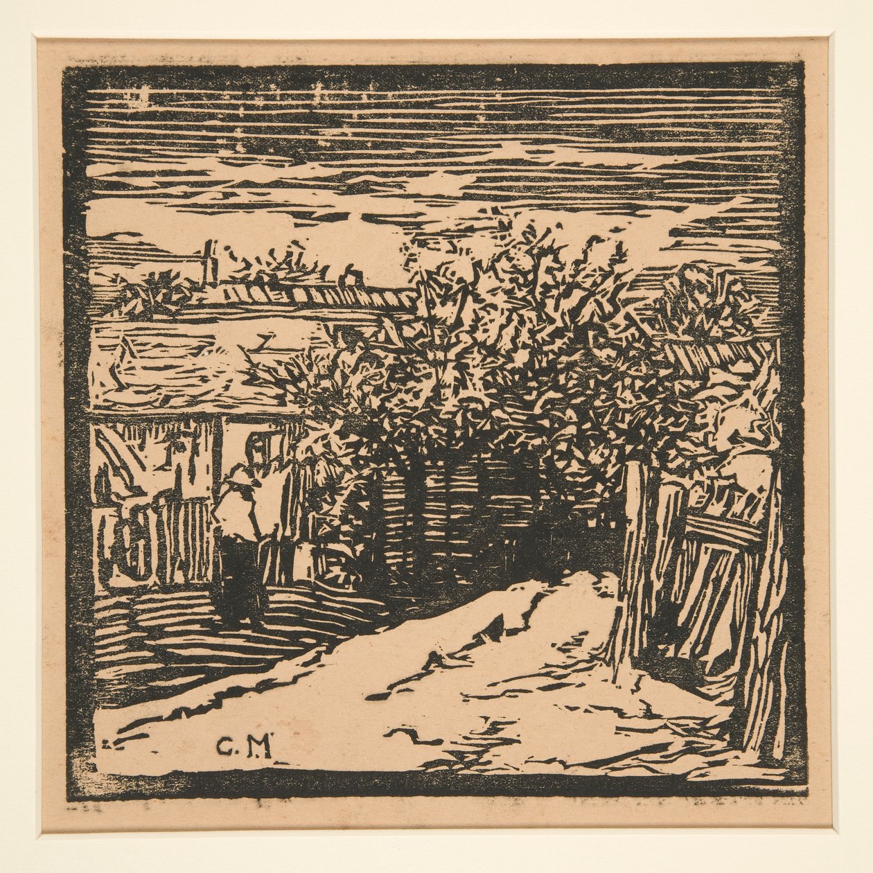 Ländlicher Hof von Charles Maurin