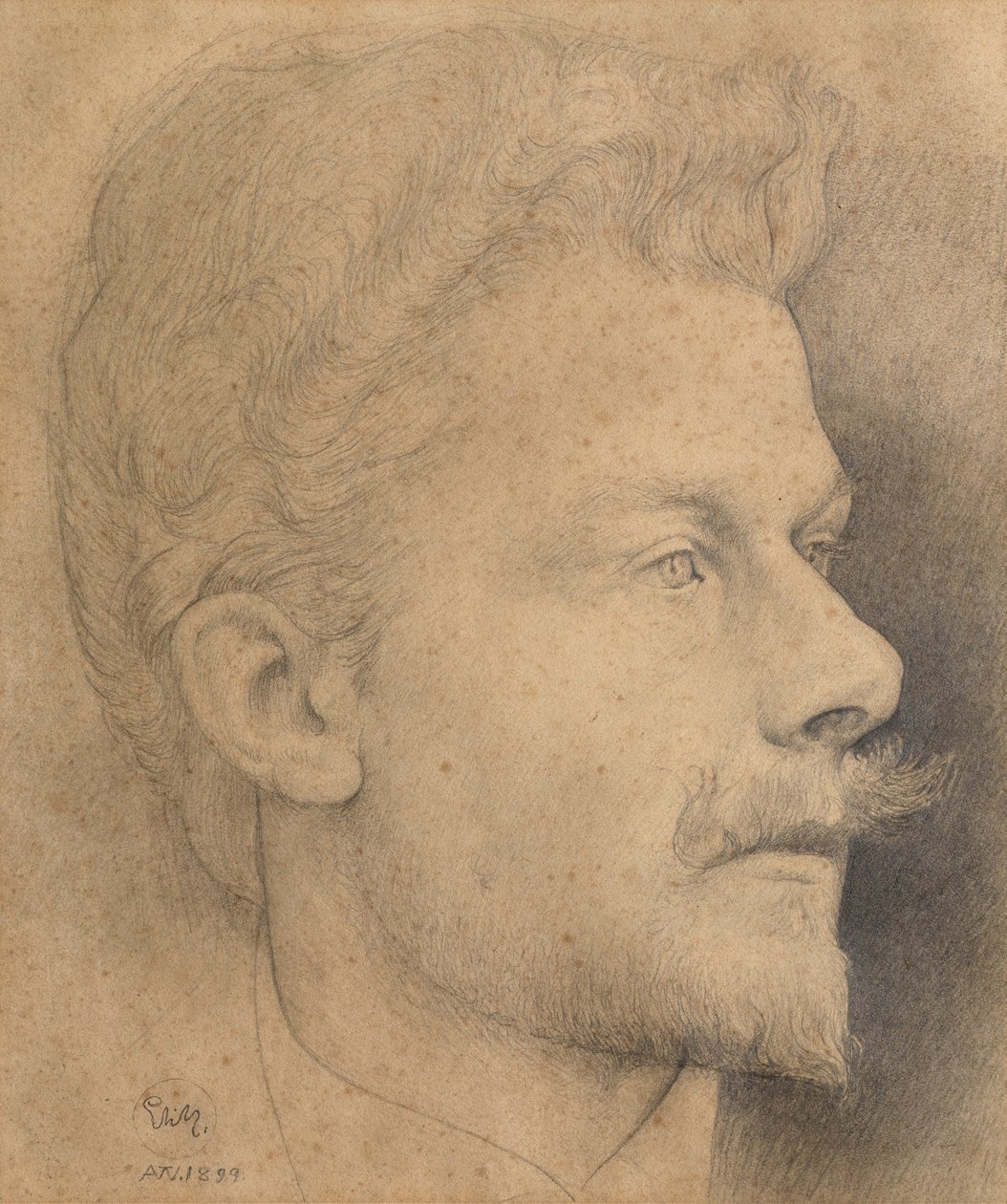 Selbstporträt von Charles Mertens