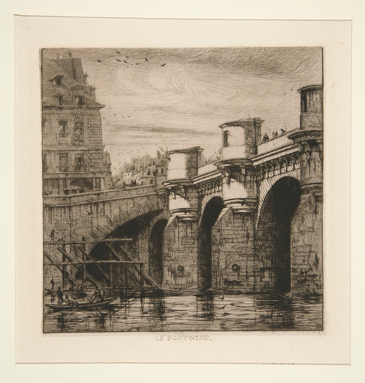 Le Pont-Neuf von Charles Meryon