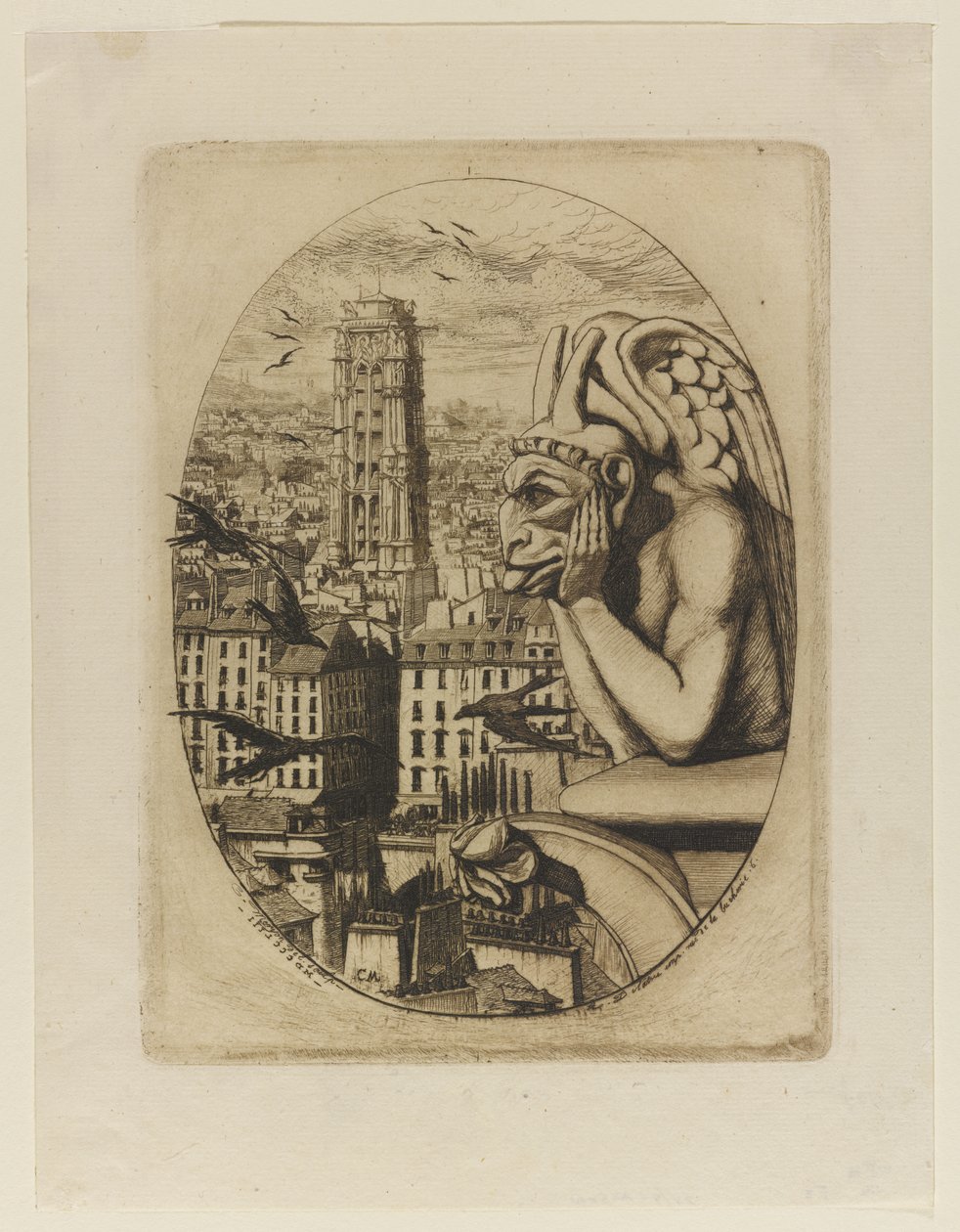 Le Stryge von Charles Meryon