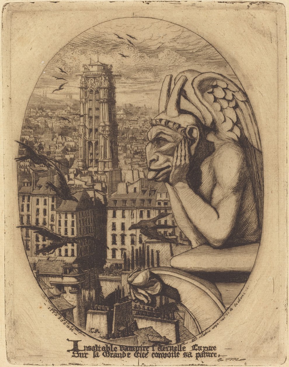 Der Vampir von Charles Meryon