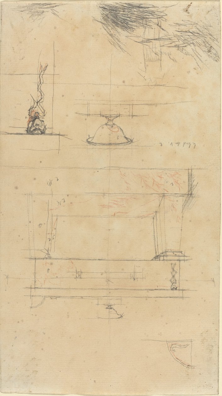 Molières Grab von Charles Meryon