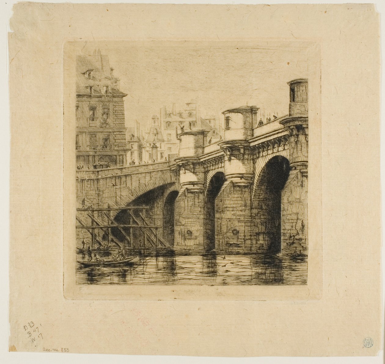 Pont-Neuf, Paris von Charles Meryon