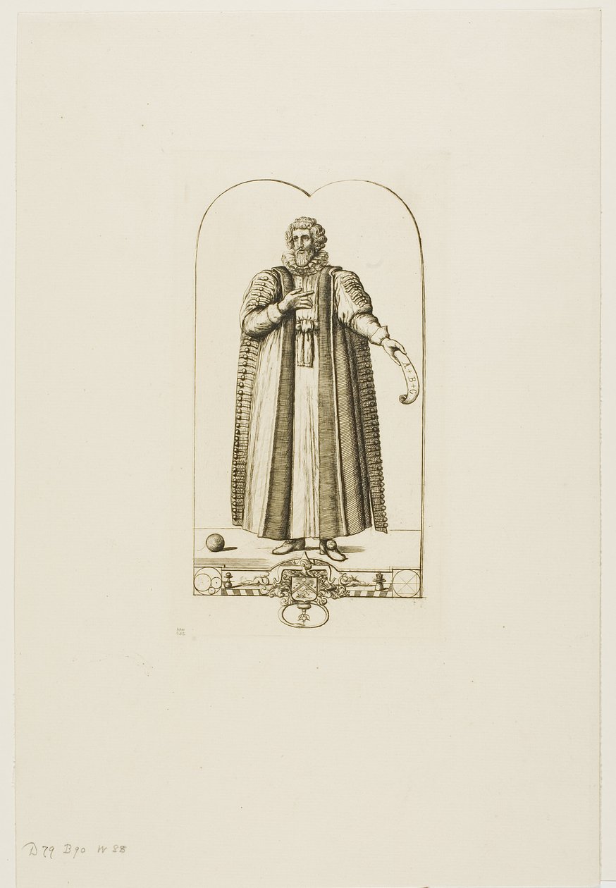 Porträt von François Viète von Charles Meryon