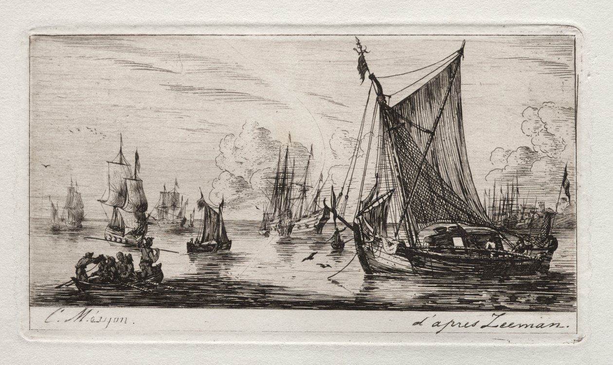 Südseefischer von Charles Meryon
