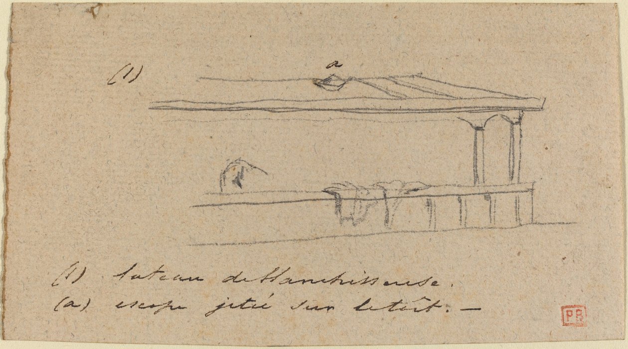 Studie für "Le Petit Pont" von Charles Meryon