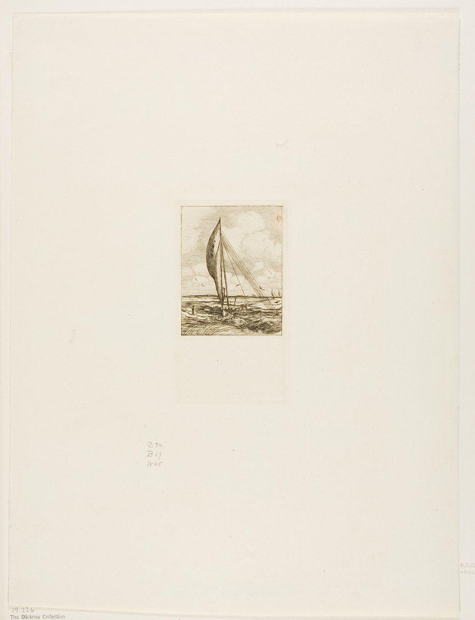Schnellsegelnde Proa, Mulgrave-Archipel, Ozeanien von Charles Meryon