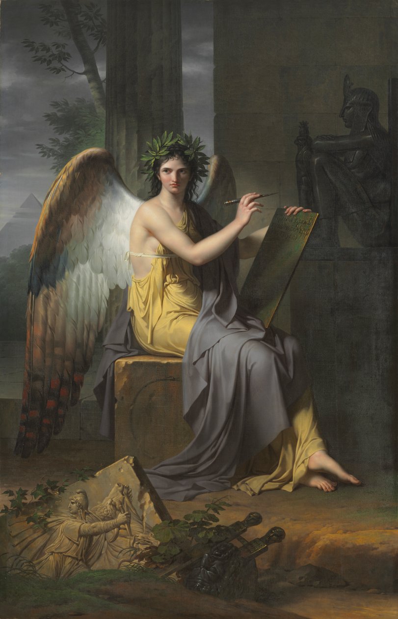 Klio, Muse der Geschichte von Charles Meynier