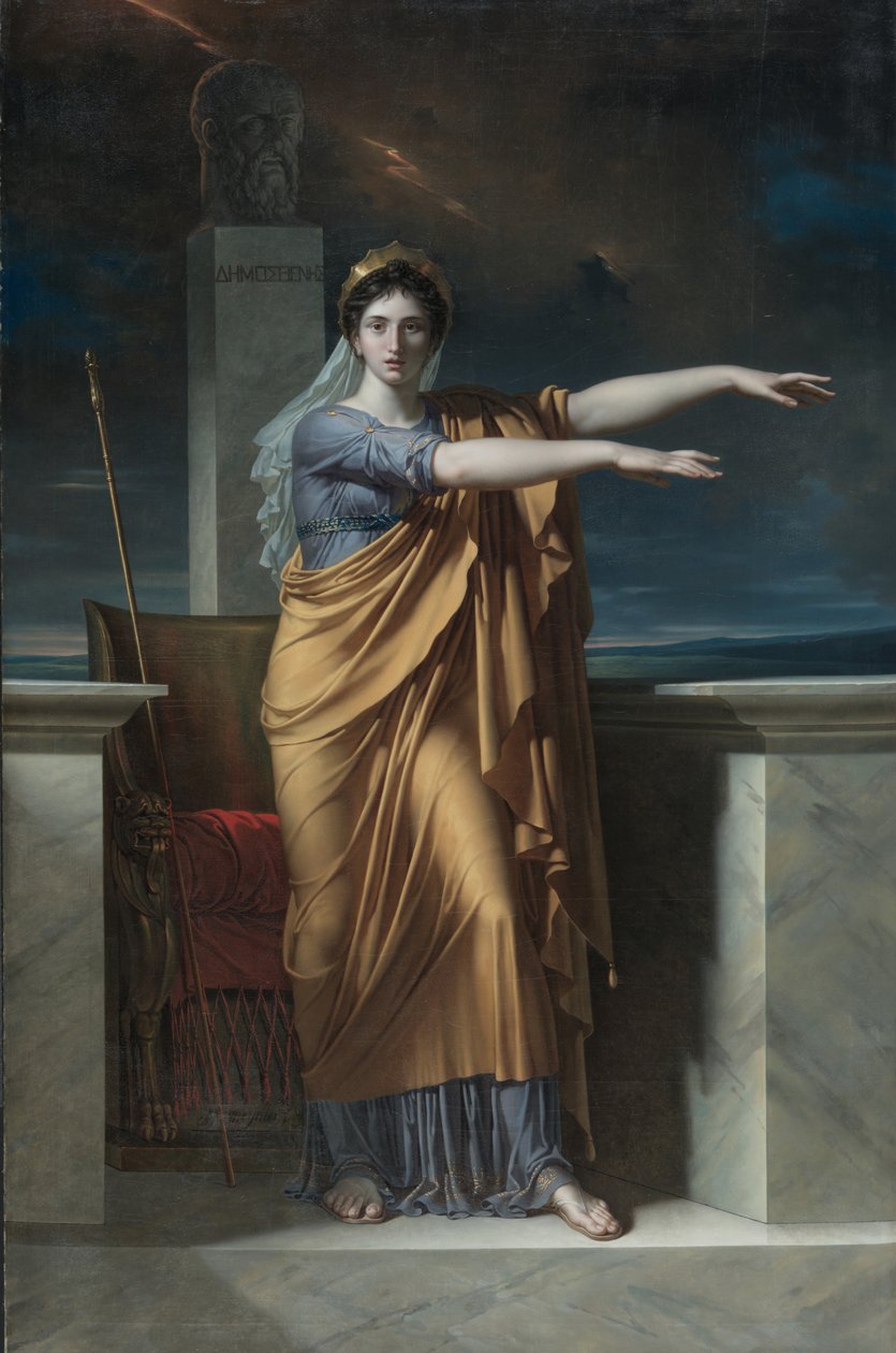 Polyhymnia, Muse der Beredsamkeit von Charles Meynier