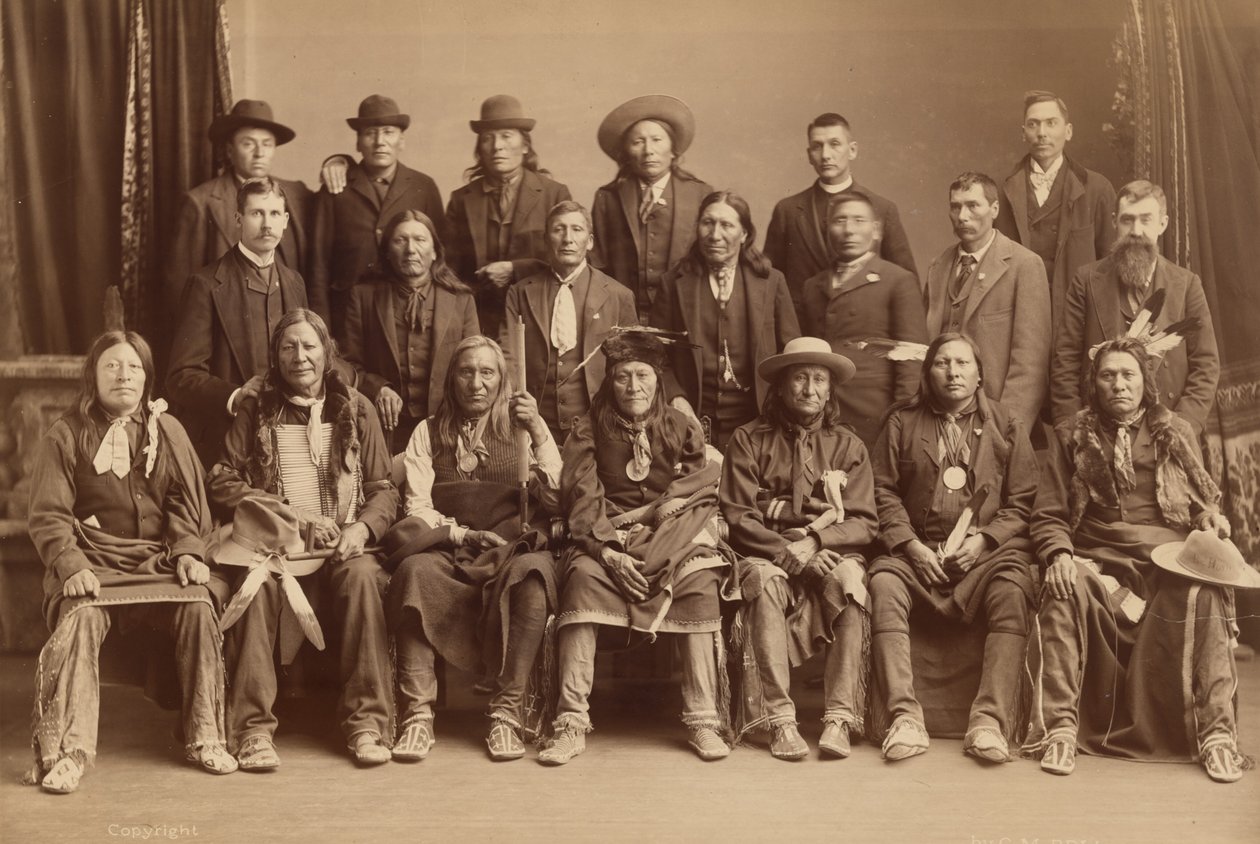 Sioux-Delegation, 1891 von Charles Milton Bell