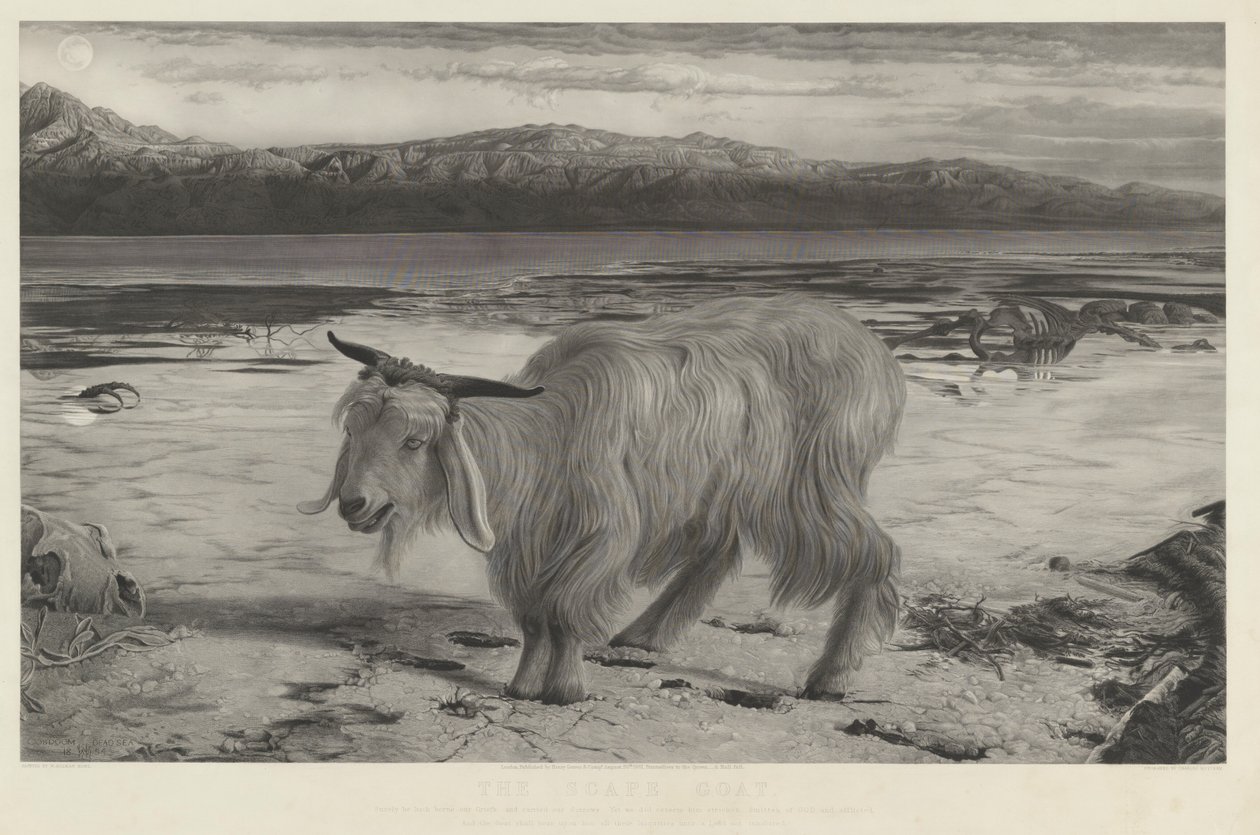 Der Sündenbock von Charles Mottram after William Holman Hunt