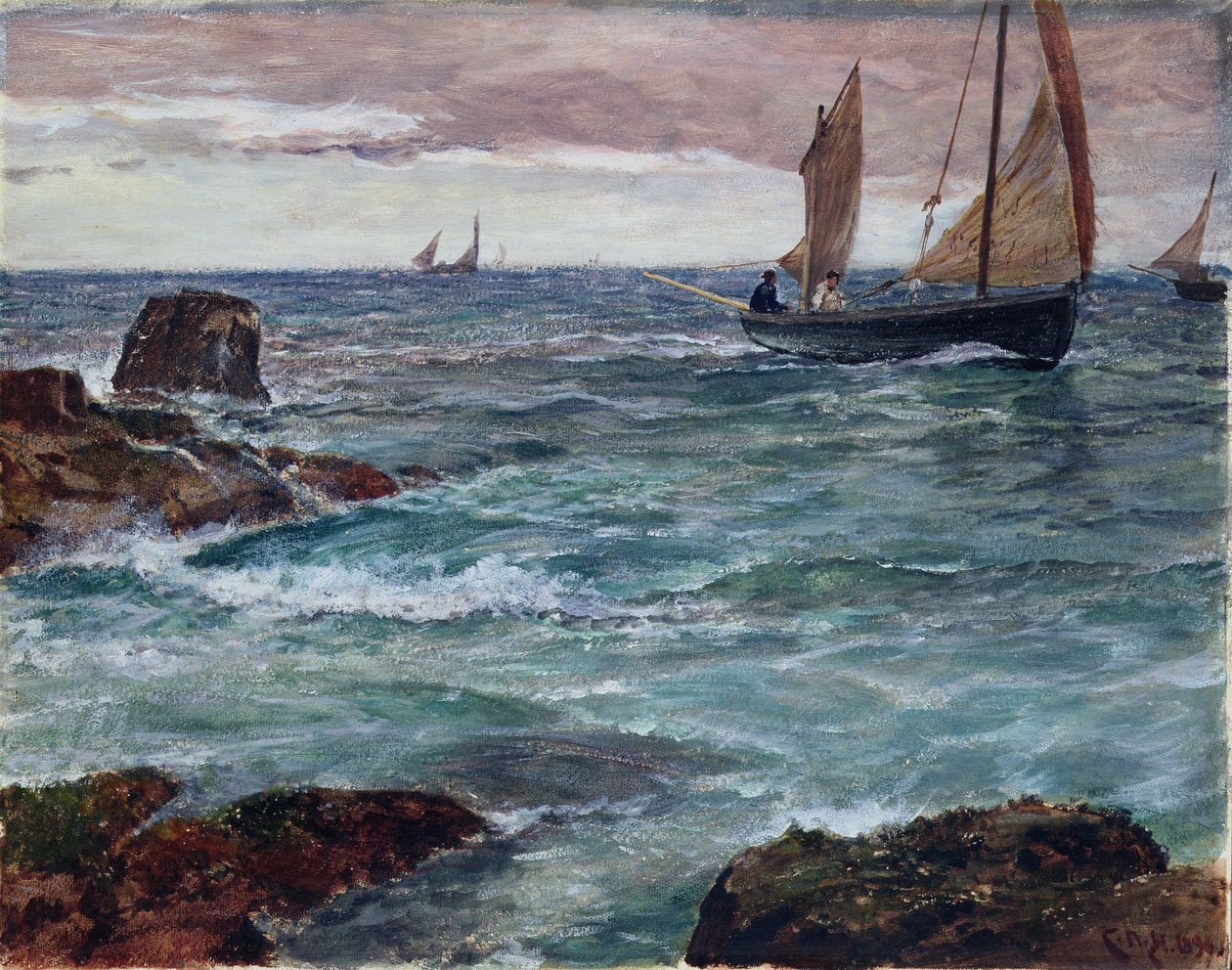 Heimwärts von Charles Napier Hemy