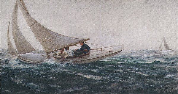 Frei segeln von Charles Napier Hemy
