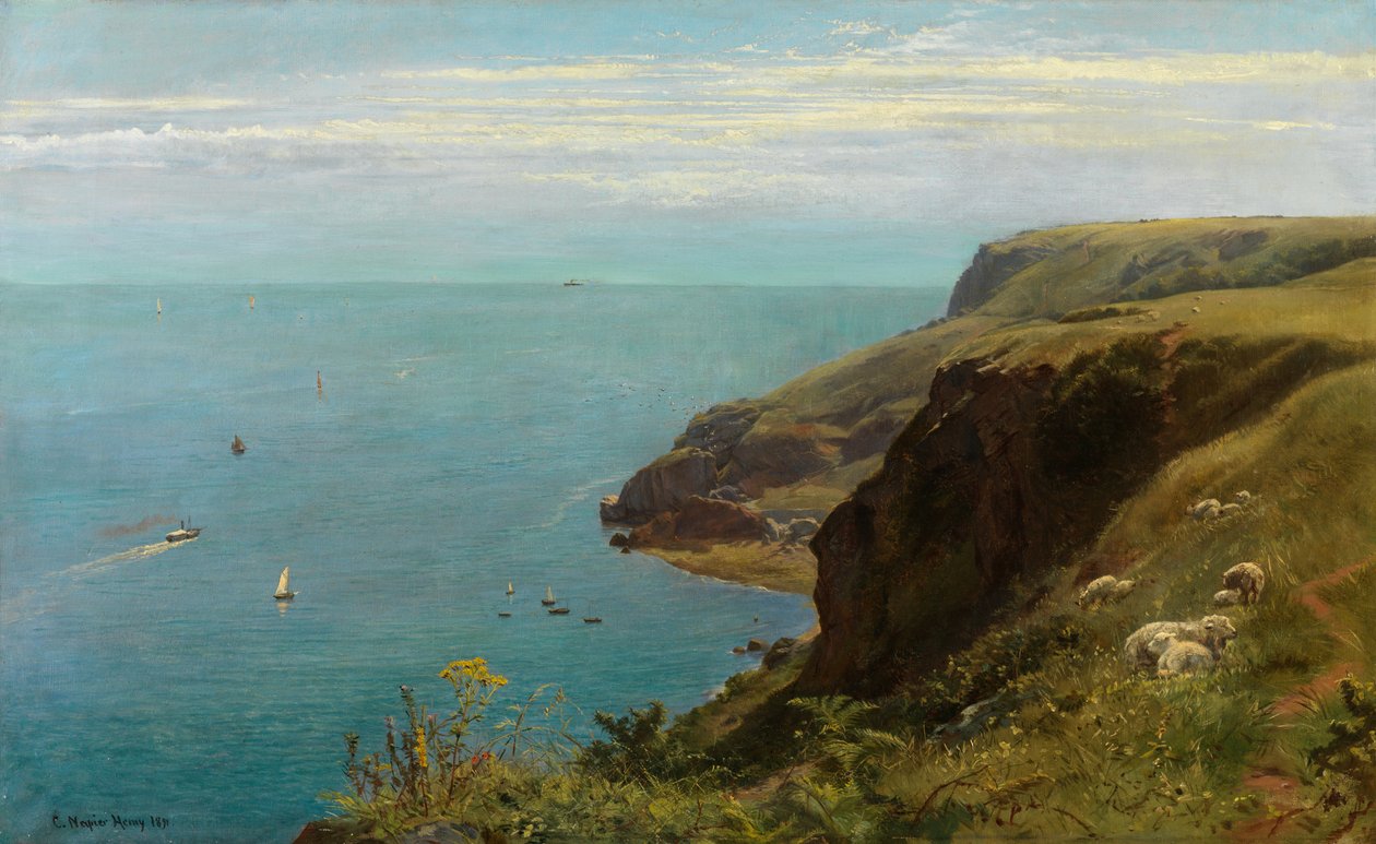 Meeresküste, Torquay von Charles Napier Hemy