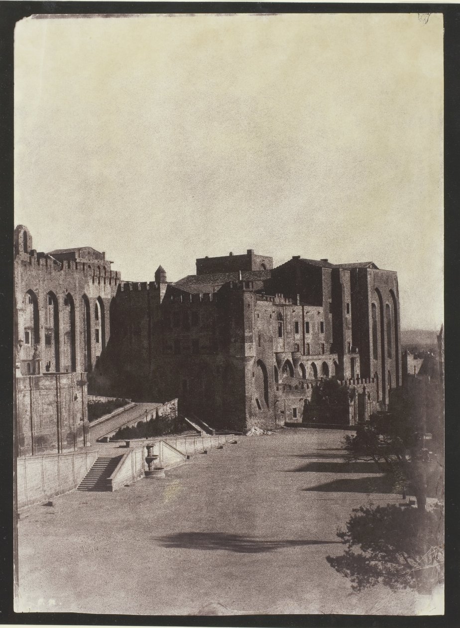 Der Papstpalast, Avignon von Charles Nègre