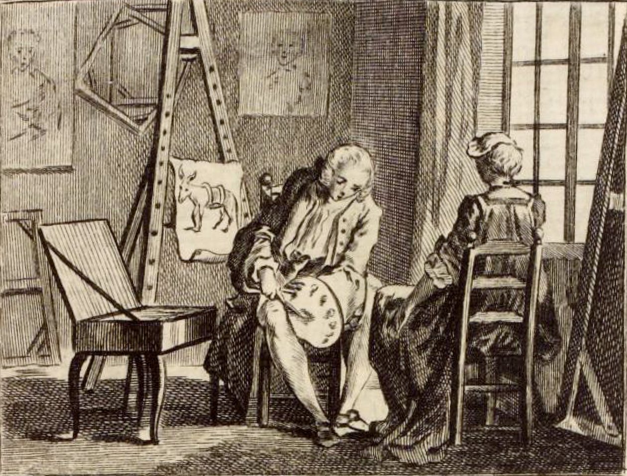 Der Packsattel von Charles Nicolas Cochin
