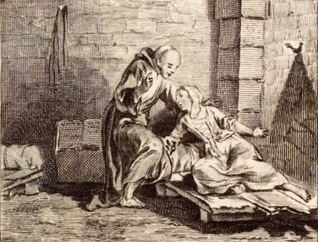 Der Teufel in der Hölle von Charles Nicolas Cochin