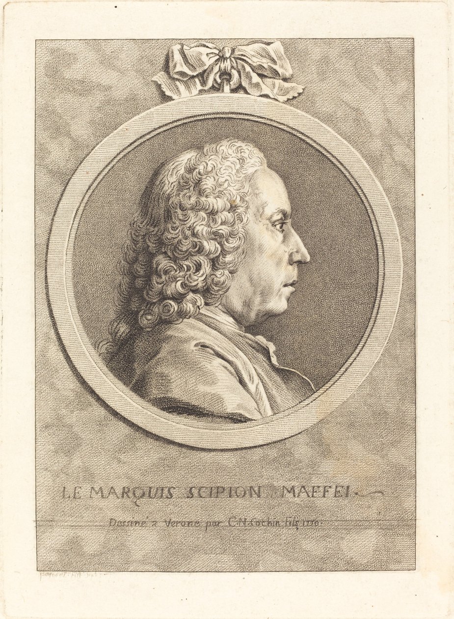 Der Marquis Scipion Maffei von Charles Nicolas Cochin II