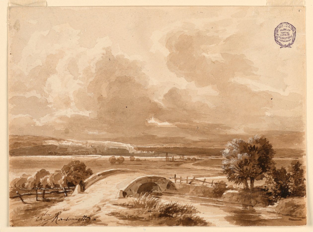 Landschaft von Charles Nicolas Ransonnette