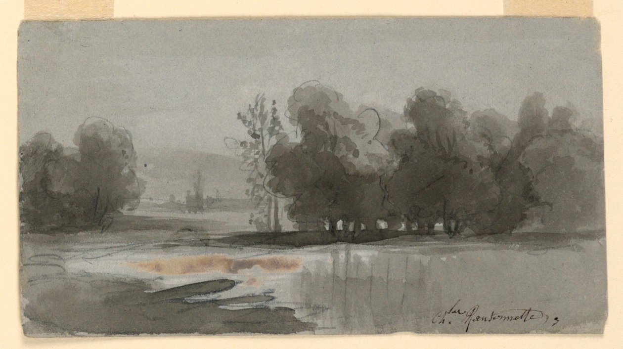 Landschaft von Charles Nicolas Ransonnette