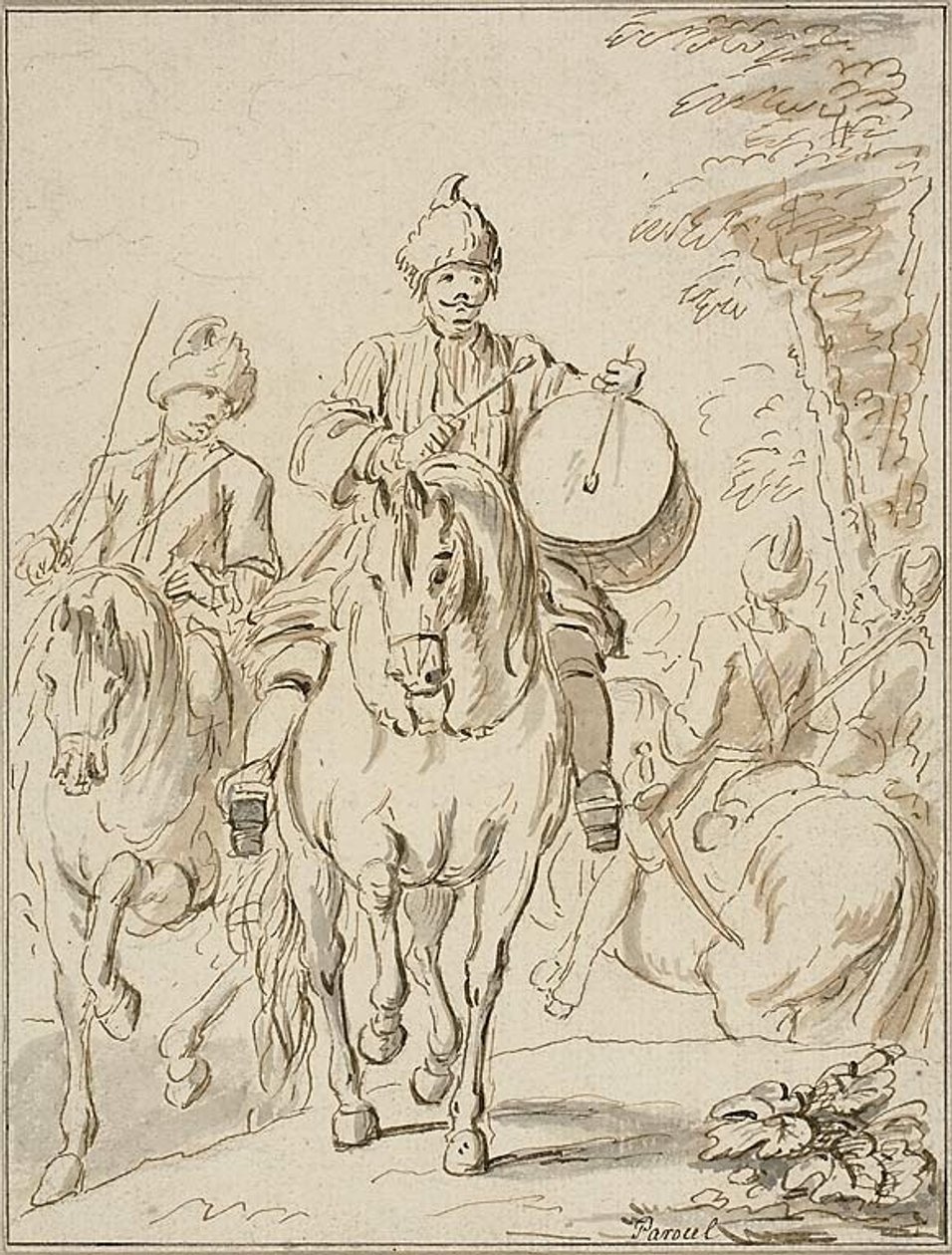 Orientalische Reiter von Charles Parrocel