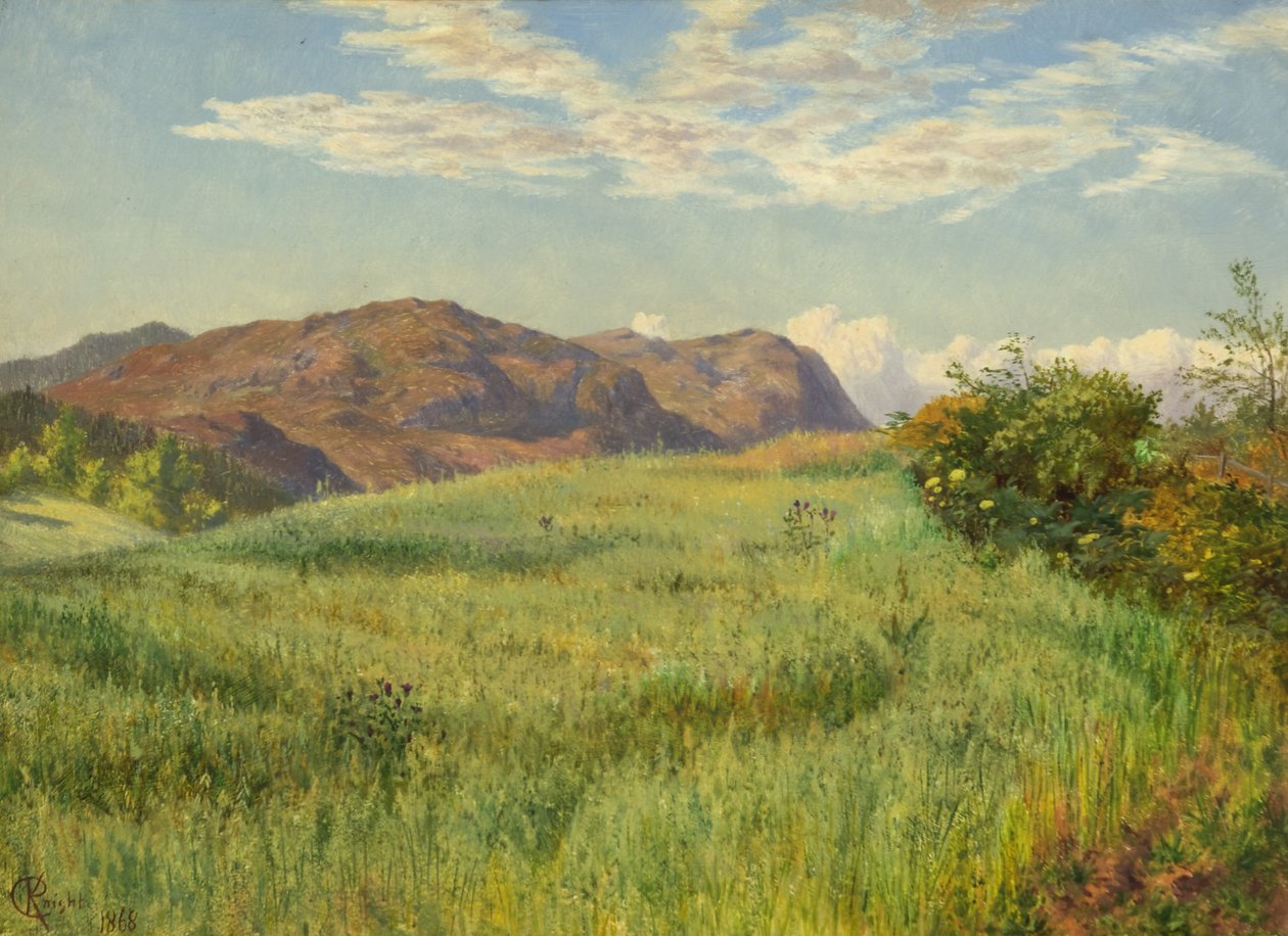 Ein Hochland-Haferfeld von Charles Parsons Knight