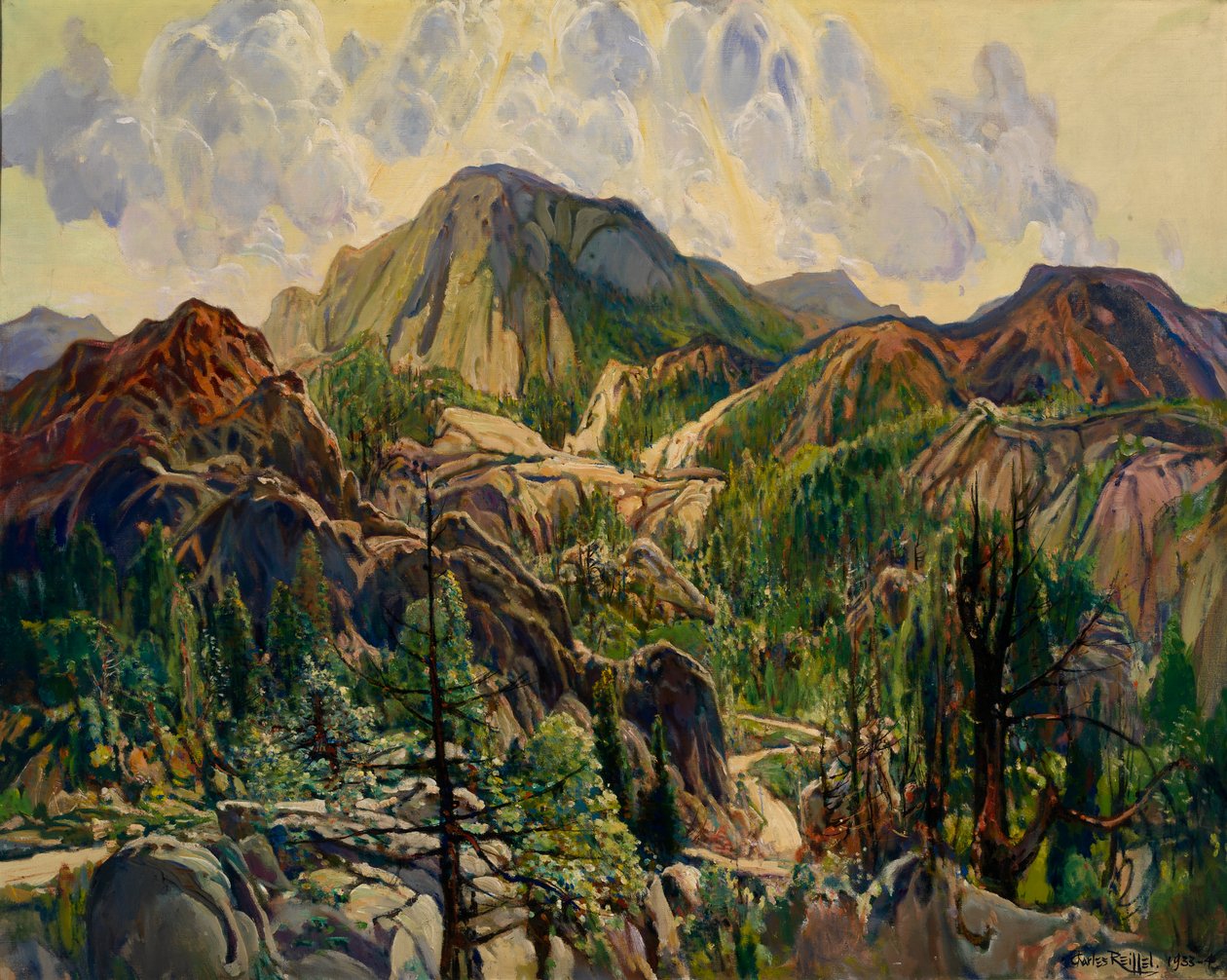 Straße in den Cuyamacas von Charles Reiffel
