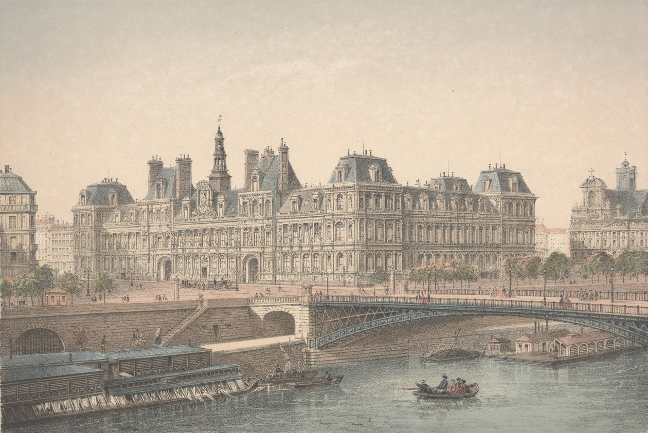 Rathaus, Paris von Charles Riviere