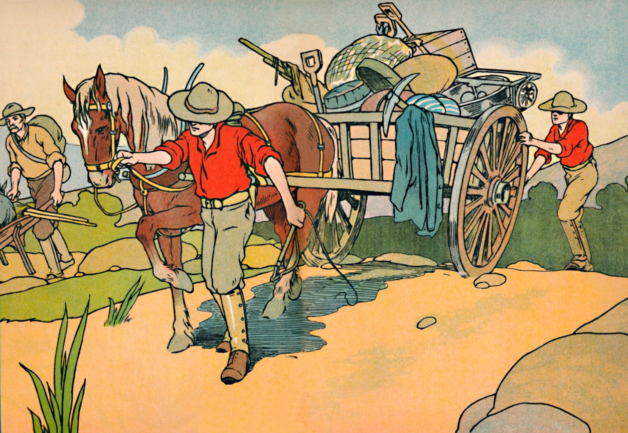 Auf zu den Goldfeldern, 1912 von Charles Robinson