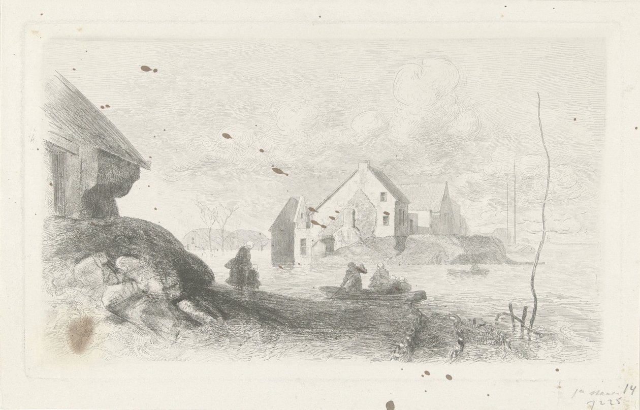 Überschwemmung in Lith von Charles Rochussen