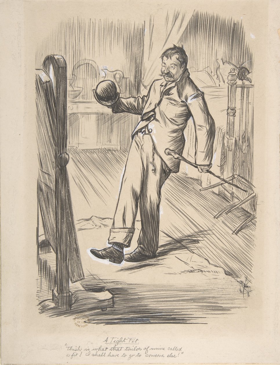 Ein enger Sitz von Charles Samuel Keene