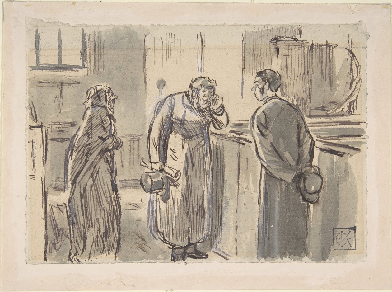 Ein Pfarrer und ein Vikar, 1870-1891 von Charles Samuel Keene