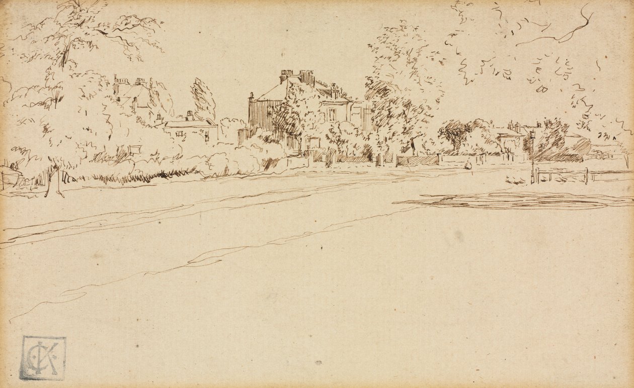 Haus in Hammersmith von Charles Samuel Keene