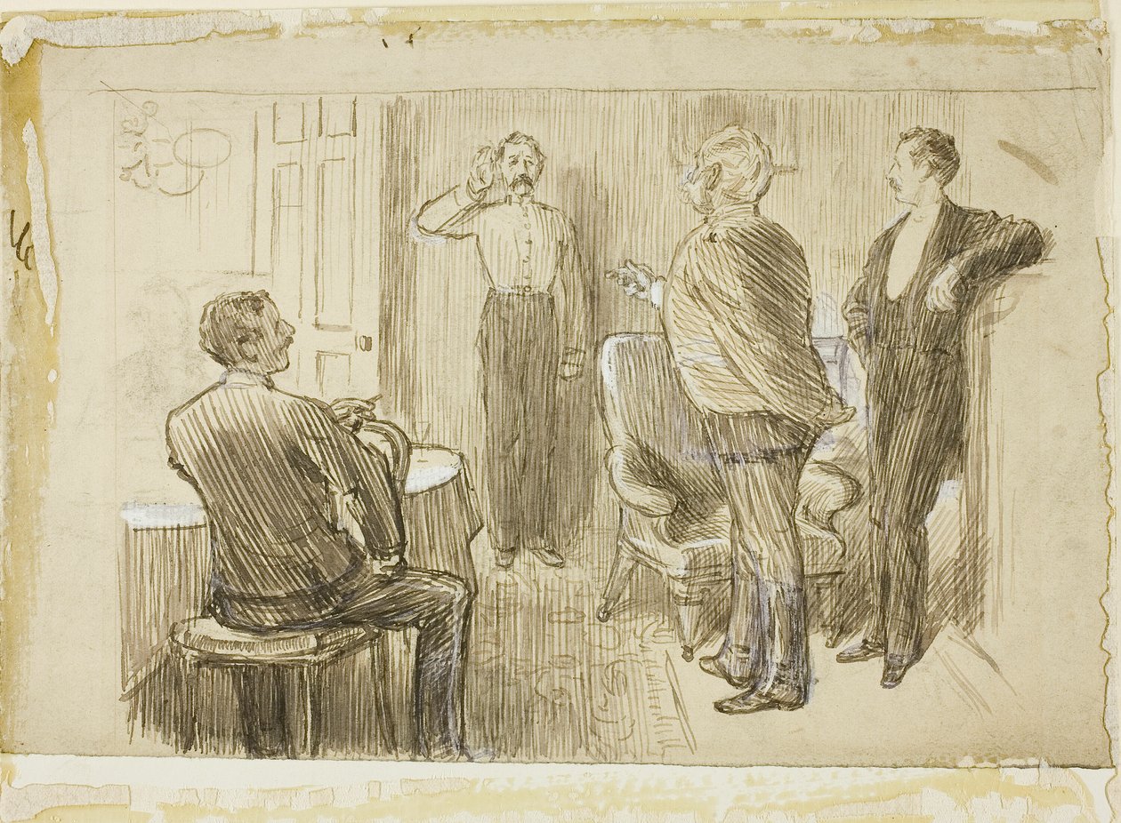 Offizier und Ordonnanz von Charles Samuel Keene