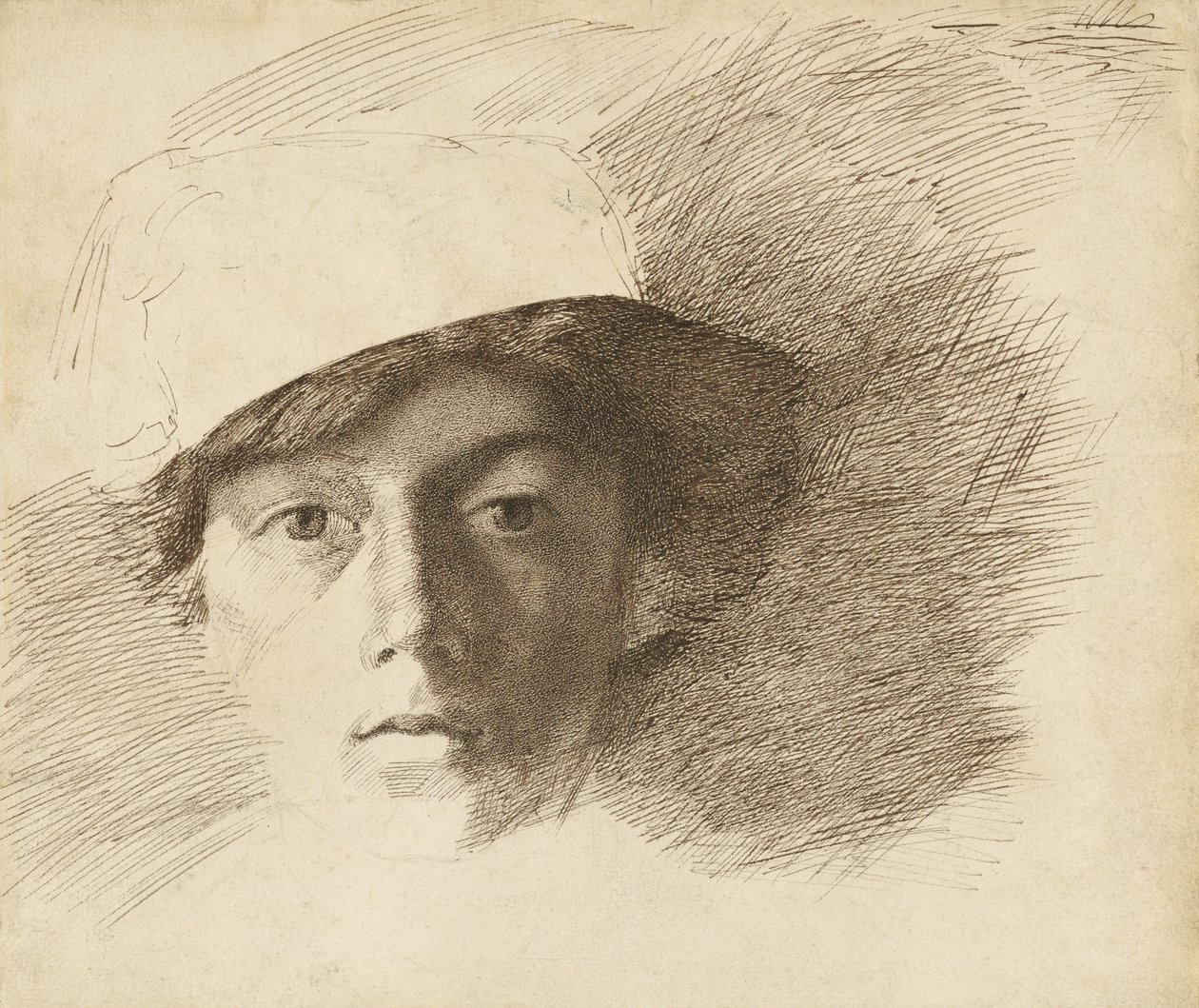 Selbstporträt von Charles Samuel Keene
