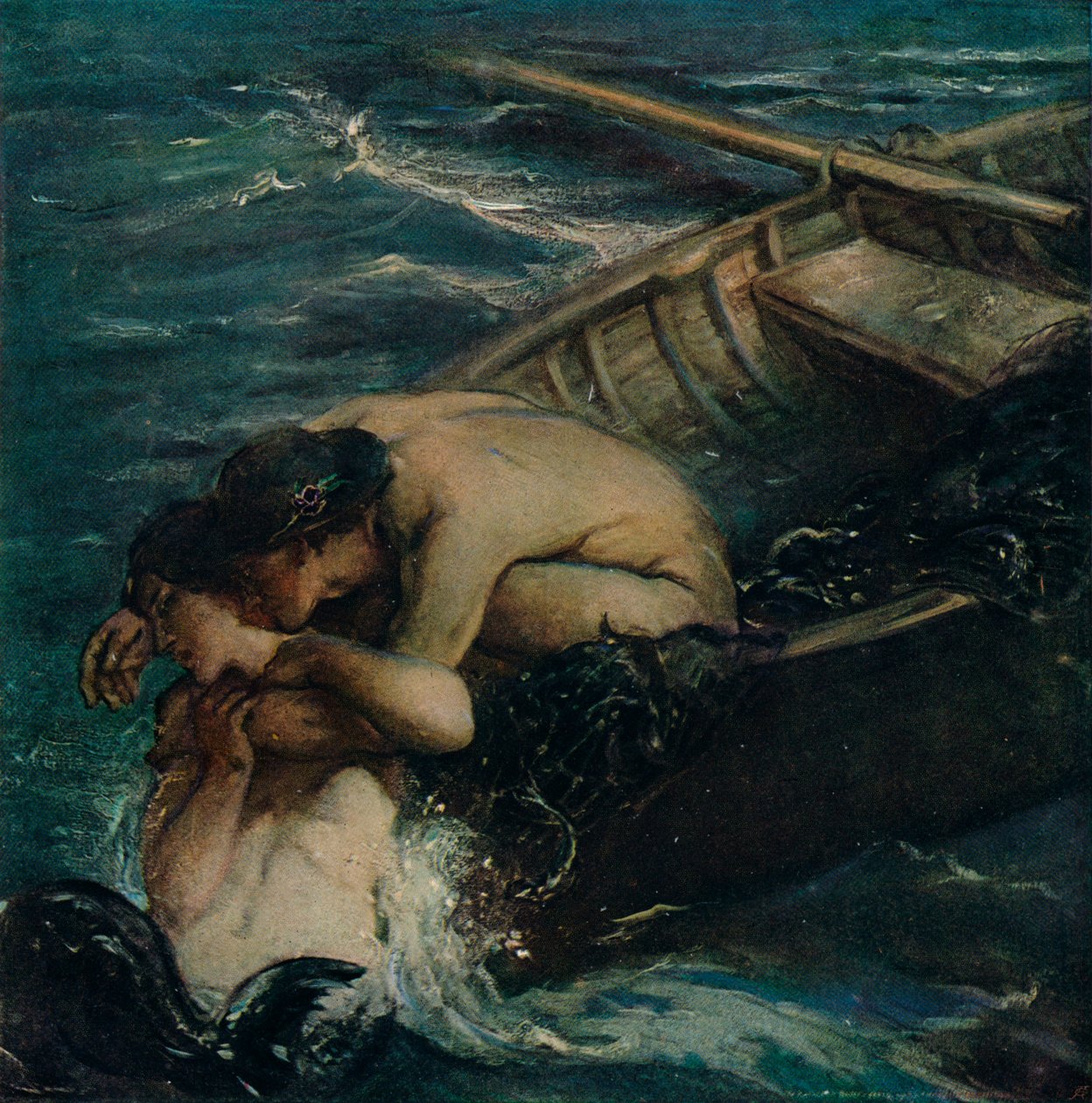Die Meerjungfrau, ca. 1909 von Charles Shannon