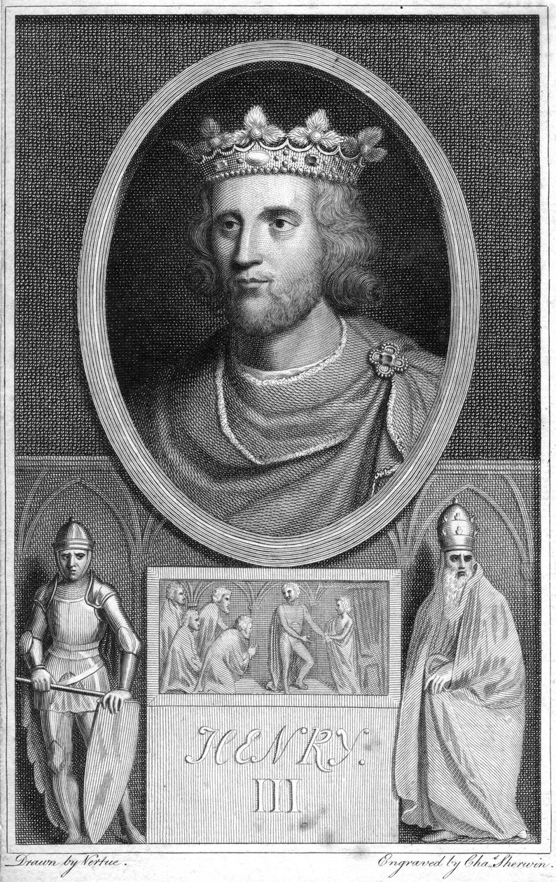 Heinrich III. von England, 18. Jahrhundert von Charles Sherwin