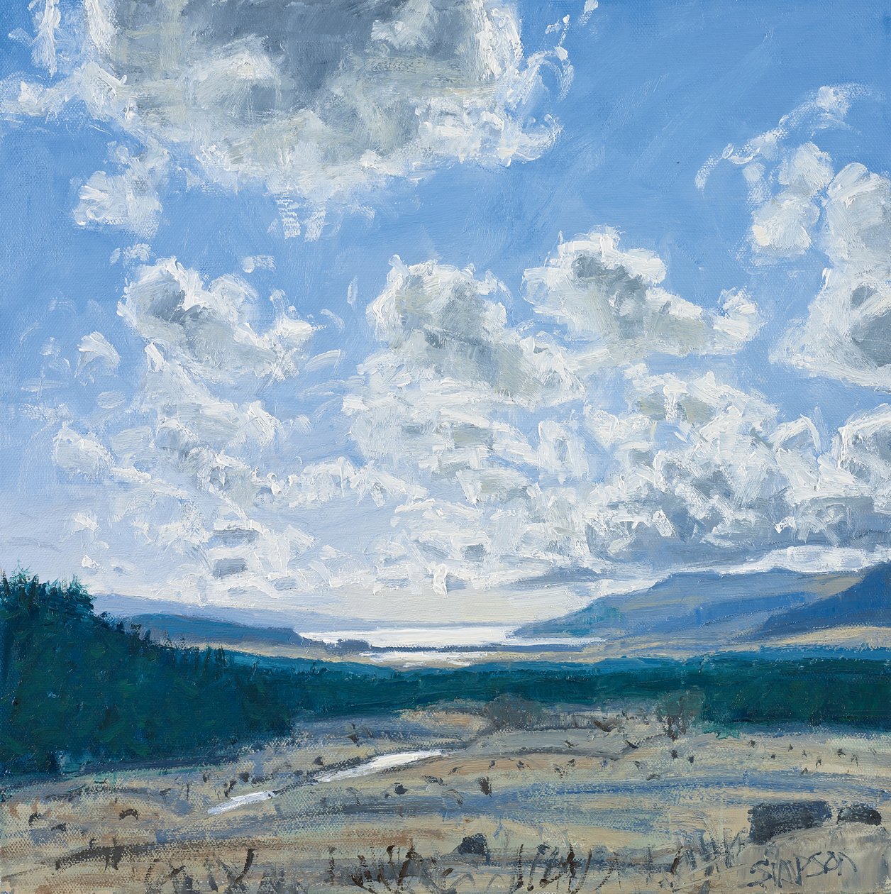 Loch Scridain, Mull, 2013 von Charles Simpson