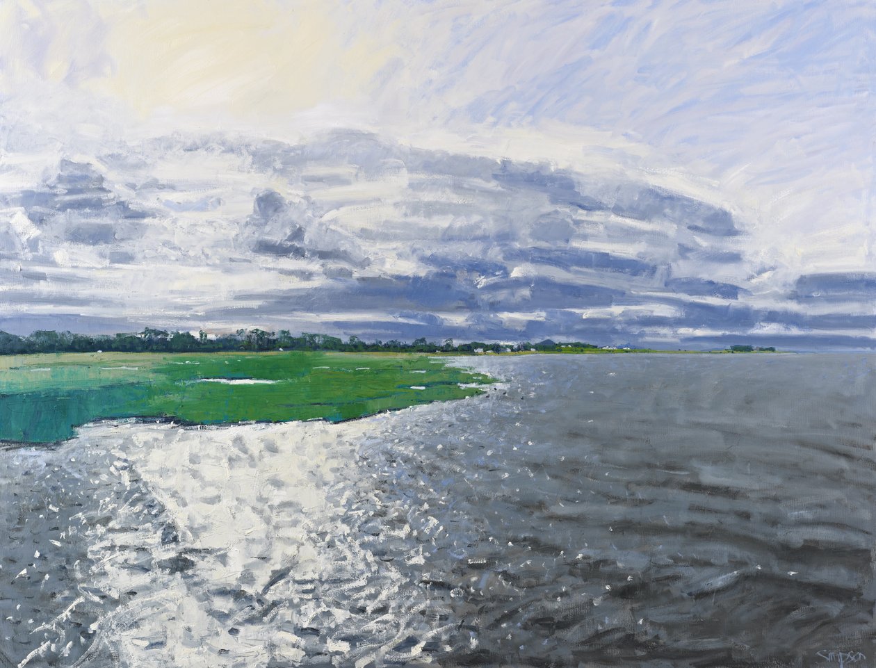 Oktoberlicht, Aberlady, 2012 von Charles Simpson