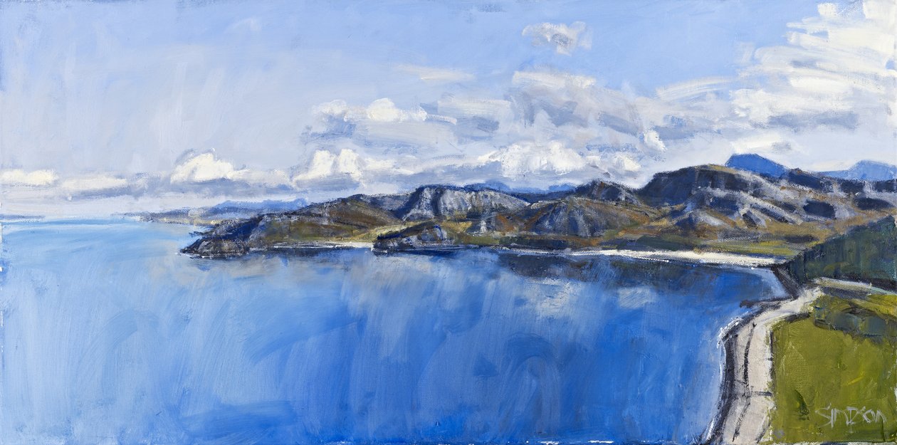 Meerreflexionen, Gruinard, 2011 von Charles Simpson