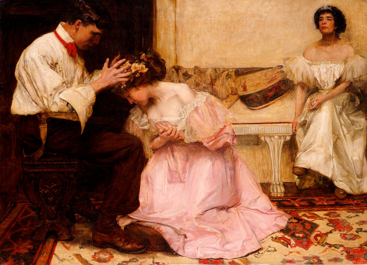 Die zwei Kronen, 1896 von Charles Sims