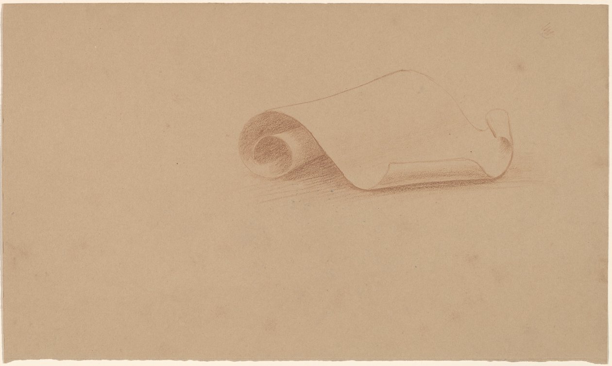 Studie einer Schriftrolle von Charles Sprague Pearce