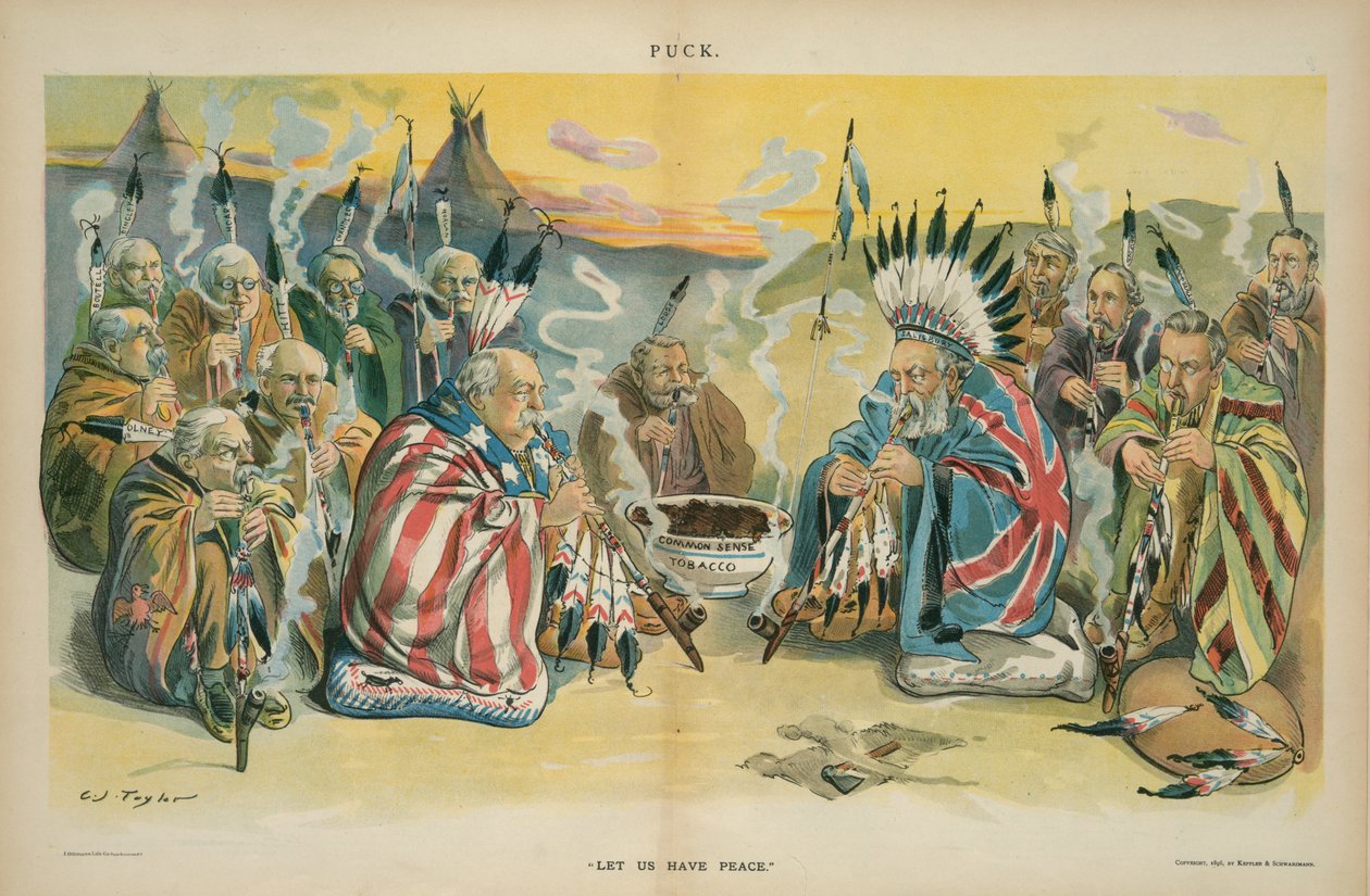 Lasst uns Frieden haben, 1896 von Charles Taylor