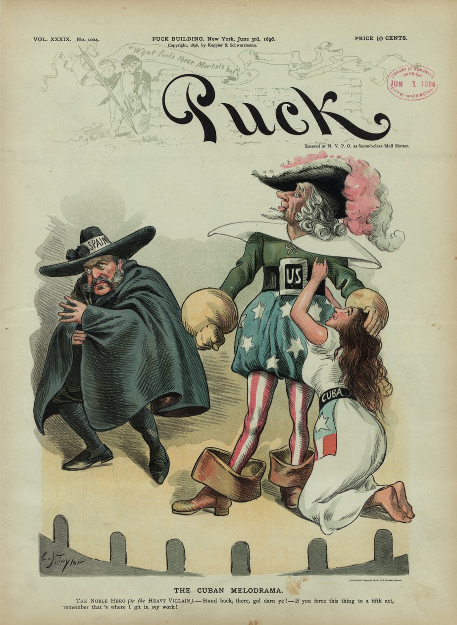 Das kubanische Melodrama, 1896 von Charles Taylor