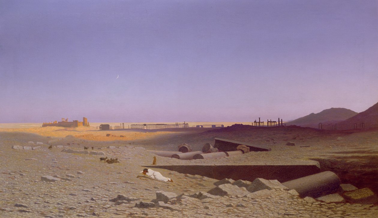 Ruinen von Palmyra, 1839 von Charles Theodore Frere