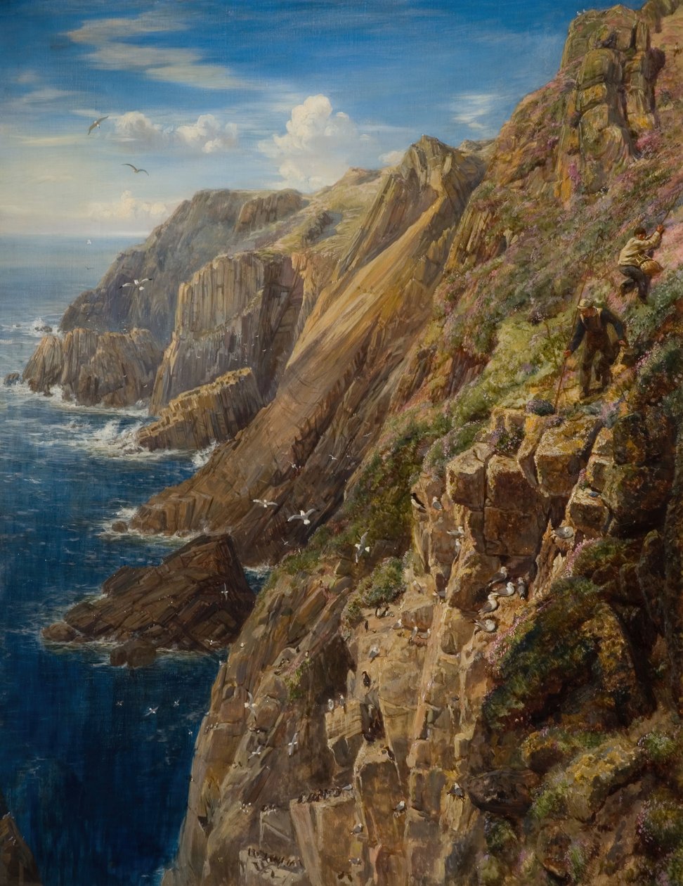 Lundy Island, 1857 von Charles Thomas Burt