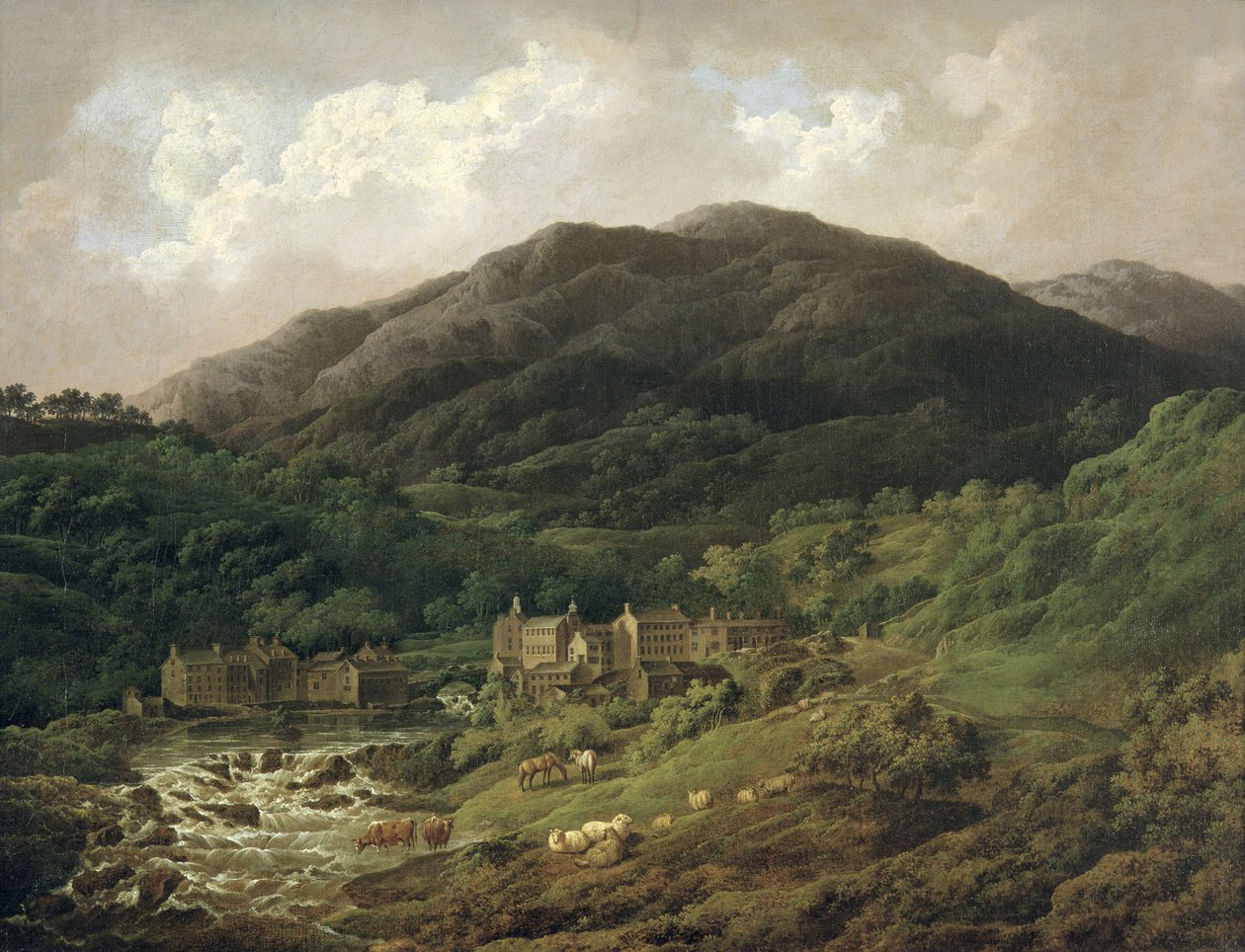 Backbarrow Baumwollmühle von Charles Towne